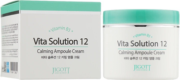 Заспокійливий ампульний крем для обличчя з вітаміном В5 Jigott Vita Solution 12 Calming Ampoule Cream 100мл 915267 фото