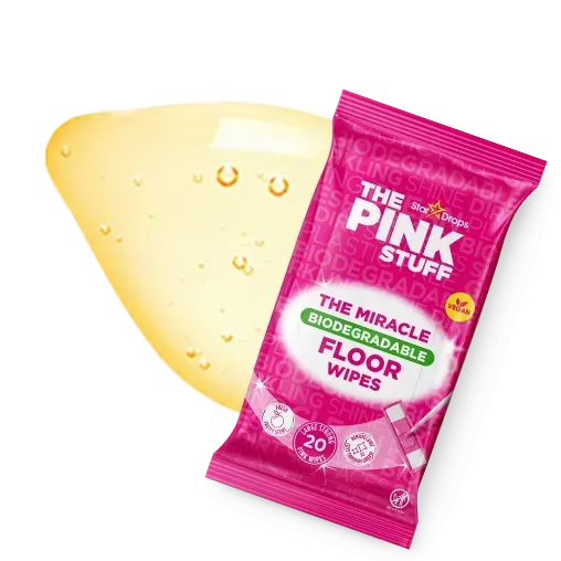 Салфетки для пола The Pink Stuff Biodegradable Floor Wipes 20шт pss035 фото