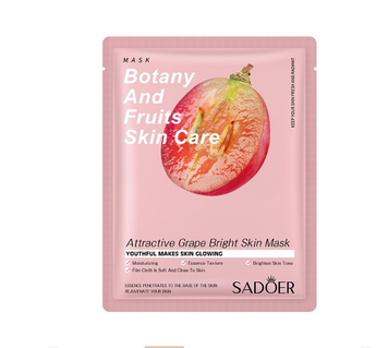 Фруктовая маска с виноградом SADOER Botany And Fruits Skin Care, 25 г 424462149 фото