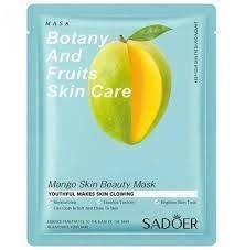 Тканевая маска для лица из манго Sadoer Botany And Fruits Skin Care 25г 1466314 фото