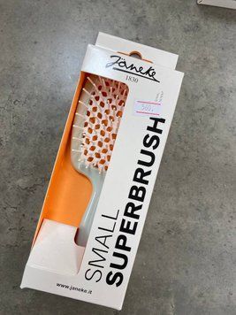 Janeke Superbrush Small Щітка для волосся світло зелений з білим JSB-s-04 фото