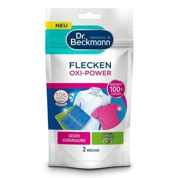Кисневий плямовивідник Dr. Beckmann Flecken Oxi- Power для кольорових речей, 80 г 555629 фото