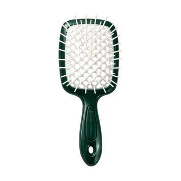 Janeke Superbrush Щетка для волос зеленая с белыми 72Sp226VER фото
