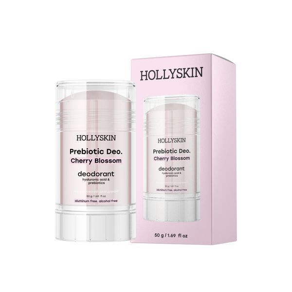 Парфумований дезодорант з гіалуроновою кислотою і пребіотиками HOLLYSKIN Prebiotic Deo. Cherry Blossom 0314h фото