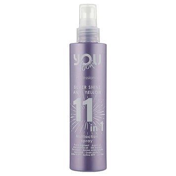 YouLook multiaction spray 11in1 Silver Shine Anti Yellow Багатофункційний засіб для блондинок 11 в 1 YLS111-p фото