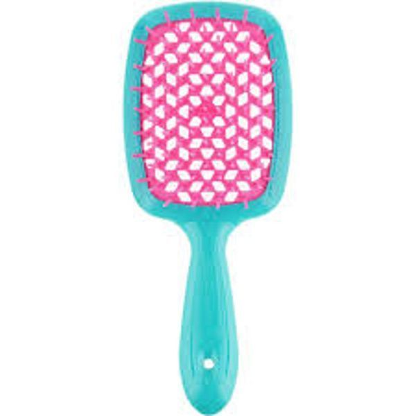 Janeke Superbrush Щітка для волосс бірюзова з рожевим 86SP226AR- фото