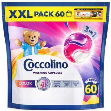 Капсули для прання Coccolino Color 3in1 60шт 580809841 фото