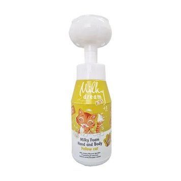 Дитяча пінка для рук і тіла Milky Dream Kids Milky Foam Hand And Body Yellow Cat Жовта кішечка, 350 мл ML-DR-34 фото