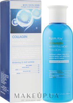 Зволожуюча емульсія для обличчя FarmStay Collagen Water Full Moist Emulsion з колагеном, 200 мл FS-CWFMEC-200 фото