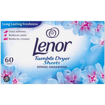 Ароматичні серветки для сушарки Lenor Spring Awakening, 60 штук 8006540452462 фото
