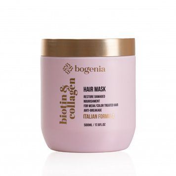 Маска для волосся Biotin & Collagen Mask Bogenia 500мл BG451 №003 BG451 №003 фото