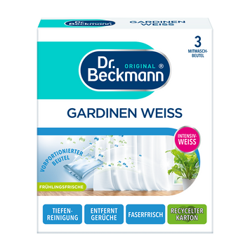 Відбілювач для гардин та фіранок Dr. Beckmann Curtain Whitener 3шт Dr.B-W-000011 фото