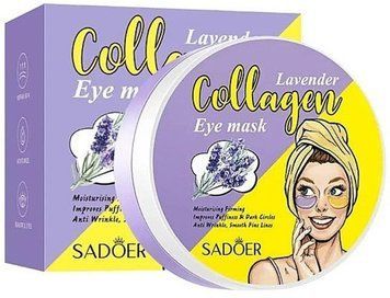 Гідрогелеві патчі з колагеном та лавандаю Sadoer Lavander Collagen Eye Mask 60шт 1520828 фото