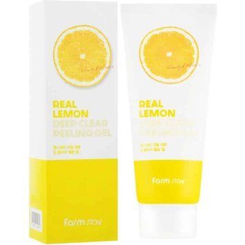Очищаючий пілінг-гель для обличчя FarmStay Real Lemon Deep Clear Peeling Gel з екстрактом лимону 100 мл FrmSt-0034 фото