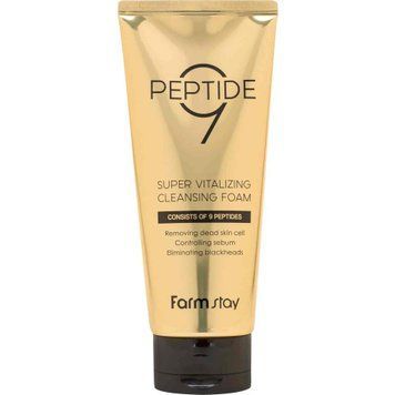 Пінка для вмивання FarmStay Peptide 9 Super Vitalizing Cleansing Foam 180 мл FrmSt-0002 фото