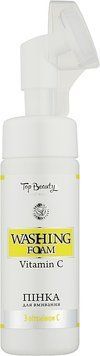 Пенка для умывания с витамином С, со щеточкой Top Beauty Washing Foam Vitamin C 150мл 00-00000188 фото