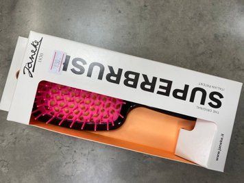 Janeke Superbrush Щітка для волосся, Чорна з рожевим JSB-6 фото