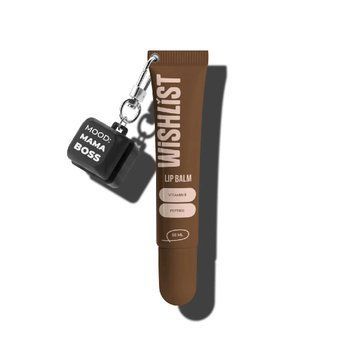 Бальзам-блиск для губ Espresso Noir WiSHLiST 10м + брелок "Mood: mama boss" WL-03-741 фото
