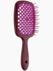 Janeke Superbrush Small Щетка для волос бордо с фуксией JSB-s-016 фото