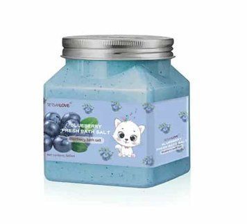 Скраб для тіла SERSANLOVE Blueberry Fresh Bath Salt з екстрактом чорниці 500 мл NN-000054 фото