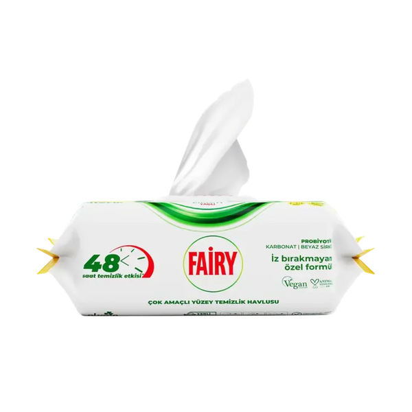 Влажные салфетки для уборки Fairy limon лимон, 100 шт 8681554633139 фото