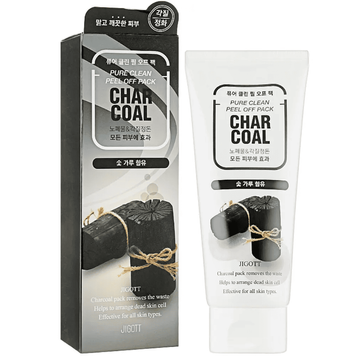 Пілінг-маска для обличчя Jigott Pure Clean Peel Off Pack Charcoal Вугілля, 180 мл Jgtt-0088 фото