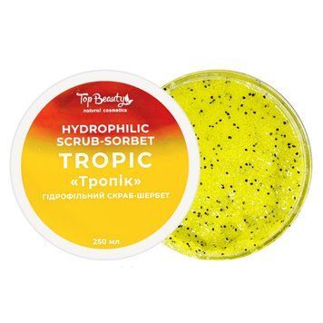 Скраб-щербет гідрофільний для тіла Тропік Top Beauty Hydrophilic Scrub-Sorbet Tropic 250 мл 2167 фото