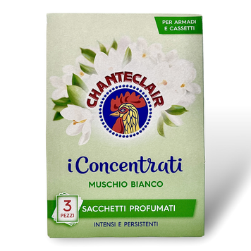 Освіжувач в гардероб Chanteclair sacchetti profumati muschino bianco 3шт 8015194525637 фото