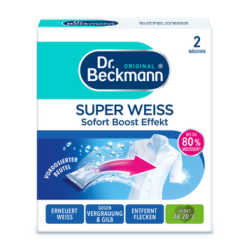 Відбілювач Dr. Beckmann Super Weiss 2шт по 40г Dr.B-W-000013 фото