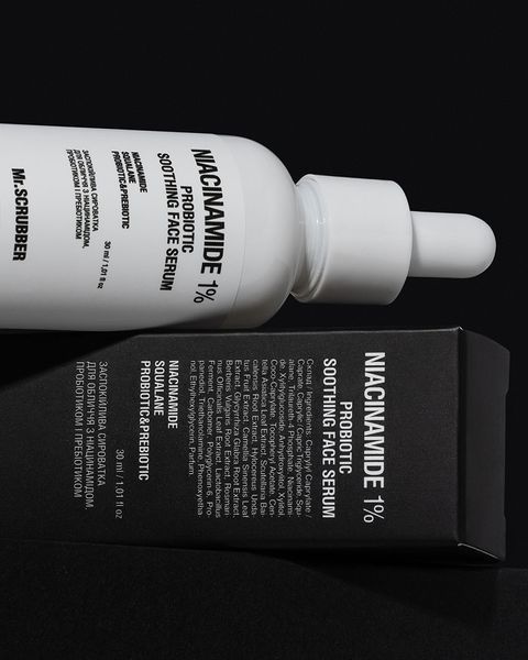 Заспокійлива сироватка для обличчя Niacinamide 1% з ніацинамідом, пробіотиком і пребіотиком Mr.SCRUBBER 30мл 1703 фото