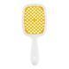 Janeke Superbrush Щетка для волос белая с желтым SP226BIAGIA  фото 2