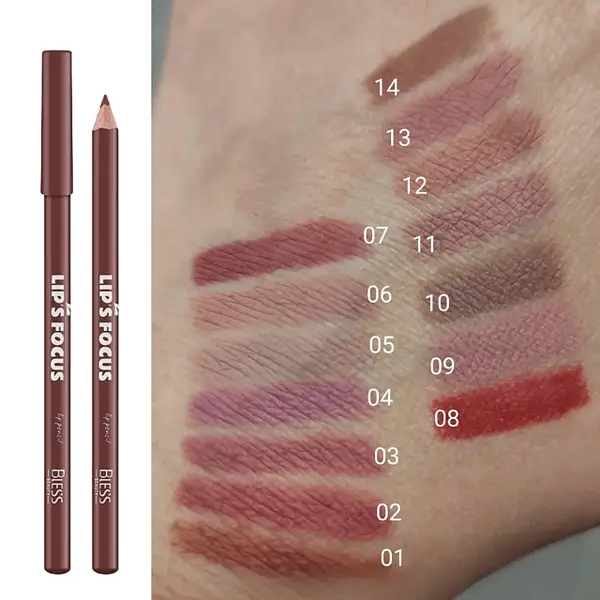 Олівець Bless Beauty для губ Lip's Focus Pencil 1.7г Natural 11 10-1 фото