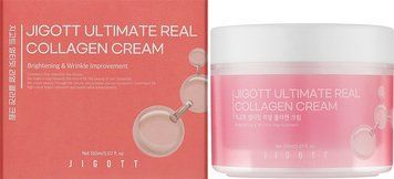 Зволожувальний крем для обличчя з колагеном Jigott Ultimate Real Collagen Cream 150мл 1244932 фото