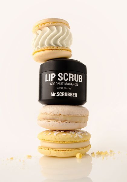 Cкраб для губ Lip Scrub Coconut Macaron с ароматом кокосового макарона Mr.SCRUBBER 35г 2065 фото