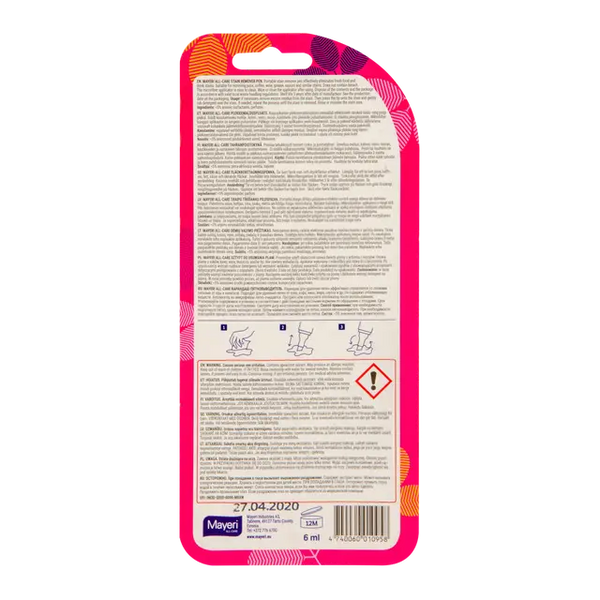 Карандаш от пятен Mayeri Stain remover pen 6 мл M-000001 фото