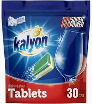 Таблетки для посудомоечных машин Kalyon 30шт*20г 8698848002250 фото