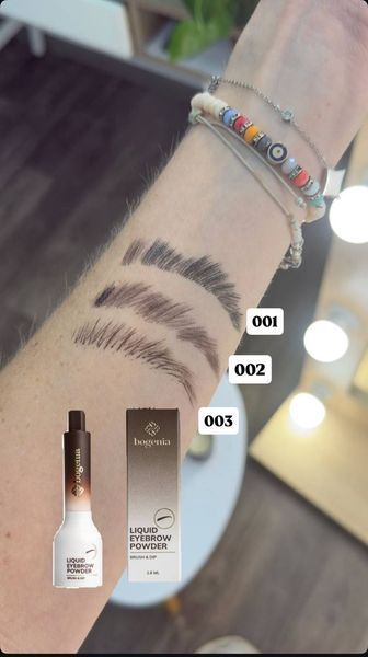 Подводка для бровей Liquid Eyebrow Powder Brush&Dip Bogenia 1,6мл BG 509 001 BG509 фото