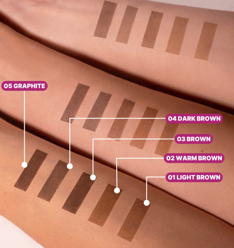 ZOLA Краска для бровей с коллагеном Eyebrow Tint With Collagen 03 Brown 15ml ZL-ETC-003 фото