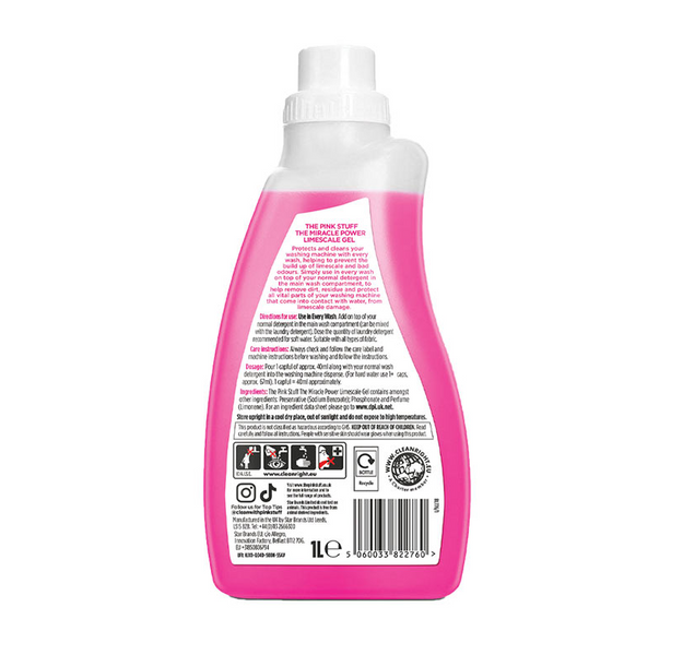 Гель от накипи для стиральной машины The Pink Stuff Power Limescale Gel 1л TPS-PLG-1000 фото