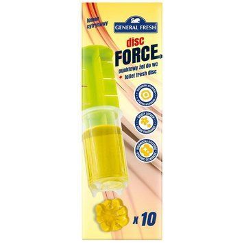 Гелеві диски для туалету General Fresh Disc Force Lemon Е-02231 фото