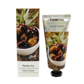 Поживний крем для рук з екстрактом оливи FarmStay Visible Difference Olive Hand Cream 100ml FS-HC-O-100 фото