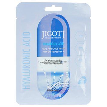 Маска для обличчя Jigott Hyaluronic Acid Real Ampoule Mask 27 мл Jgtt-0097 фото