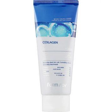 Пінка для вмивання FarmStay Collagen Water Full Moist Deep Cleansing Foam, з колагеном, 180мл FrmSt-0015 фото