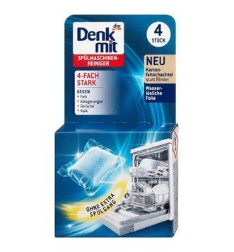 Таблетки для чистки посудомоечной машины Denkmit 4шт 7a8-926 фото