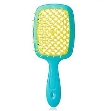 Janeke Superbrush Щетка для волос темно бирюзовая с желтым 86SP226 TSE фото