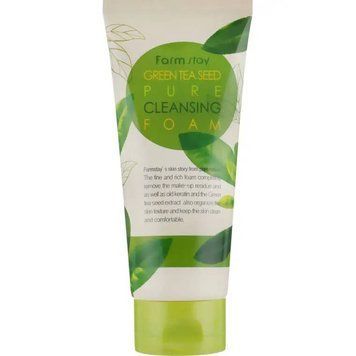 Пінка для вмивання FarmStay Green Tea Seed Pure Cleansing Foam, з зеленим чаєм, 180 мл FrmSt-0017 фото