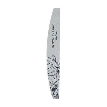 Пилка для ногтей минеральная STALEKS PRO EXPERT 40 180/240грит (полумесяц) 1шт NFE-40-180/240-25 фото