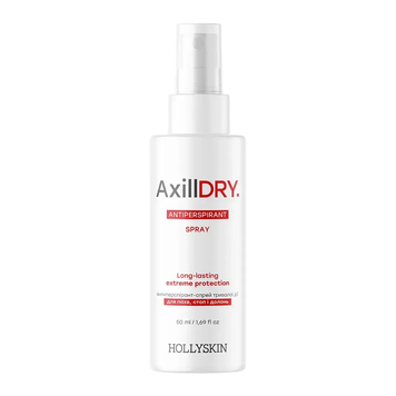 Антиперспирант-спрей продолжительного действия HOLLYSKIN Axilldry. 50мл 0453h фото