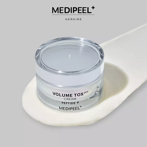 Омолоджуючий крем для обличчя із пептидами та ектоїном MEDIPEEL Peptide 9 Volume Tox Cream PRO, 50 мл MPB0222A фото