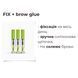 Прозрачный гель Bless Beauty для бровей с эффектом сильной фиксации Fix+Brow Glue 9мл 5900950089047 фото 2